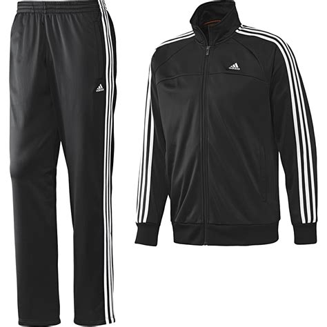 adidas trainingsanzug climalite schwarz weiß|Schwarz .